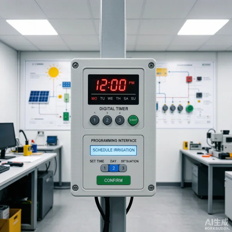 Solar Pump Controller Programming and Timer Settings for Automated Irrigation