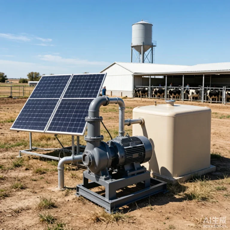 Solar Water Pumps for Dairy Farms: Drinking Water, Cleaning and Cooling System Design