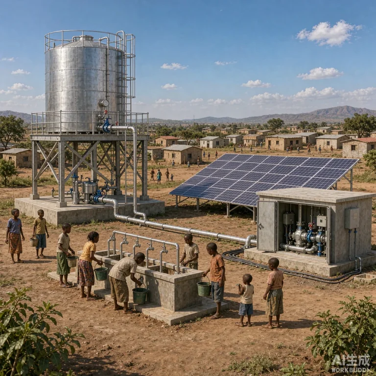 Solar Water Pumps for Community and Village Water Supply: Design and Case Study